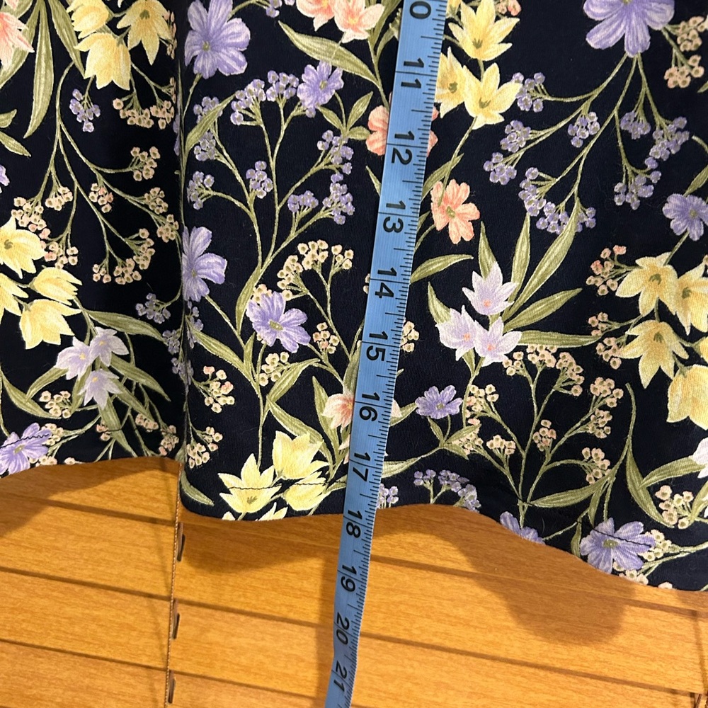 Croft & Barrow Colorful Floral Mini Skort - Picture 6 of 7